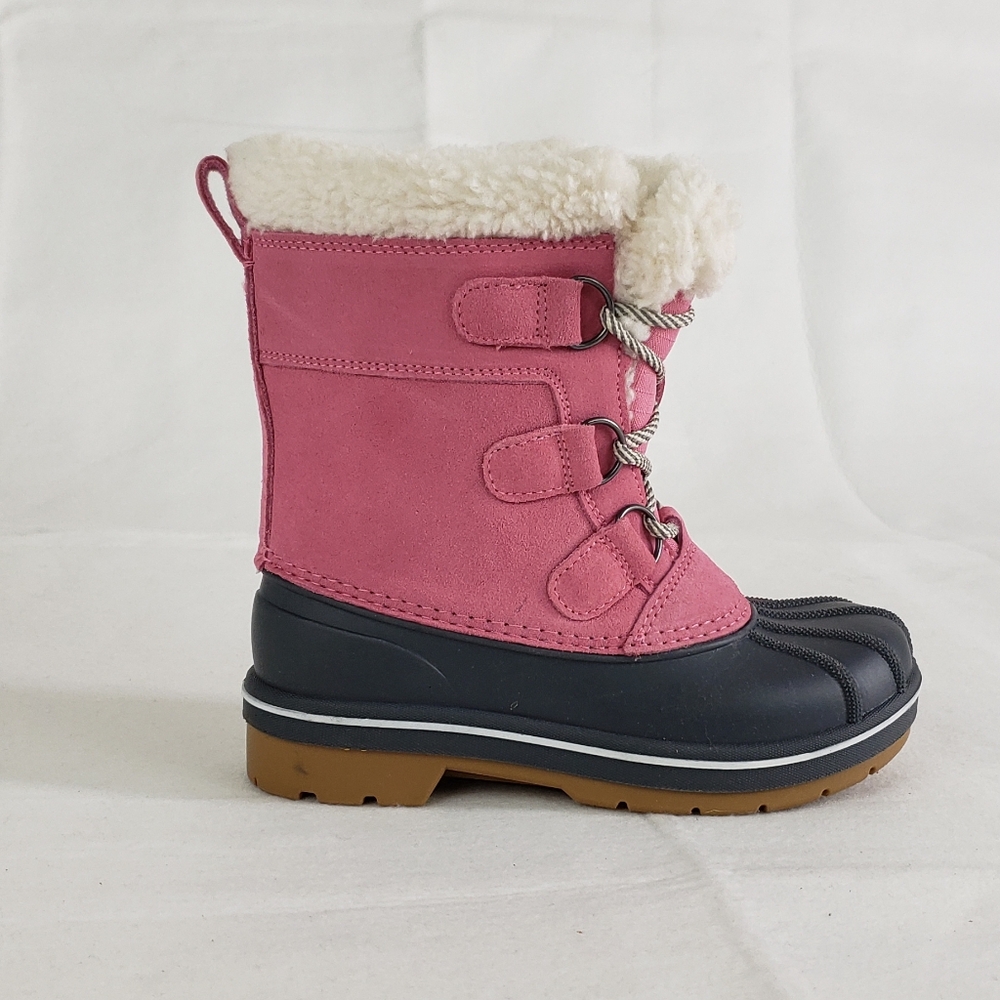 Cat & Jack Leather Kids Winter Boots!
